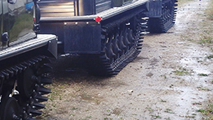 Tracked snow and swamp-going vehicles