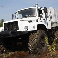 Siver ZVM-39081 4x4 wheeled snow and swamp-going vehicle on agricultural tires, фото 4