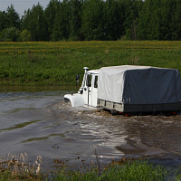 Siver ZVM-39081 4x4 wheeled snow and swamp-going vehicle on agricultural tires, фото 11