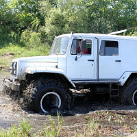 Veya ZVM-39083 4x4 wheeled snow and swamp-going vehicle / all-terrain vehicle with low pressure tires, фото 9