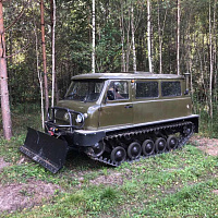 Uzola ZVM-24111 tracked snow and swamp-going vehicle with link tracks, фото 3
