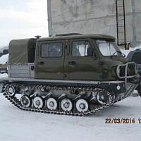 Uzola ZVM-24111 tracked snow and swamp-going vehicle with link tracks, фото 6