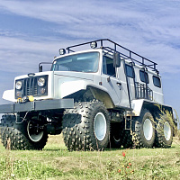 Veya ZVM-39083 6x6 wheeled snow and swamp-going vehicle / all-terrain vehicle with low pressure tires, фото 13