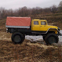 Siver ZVM-39082 4x4 wheeled snow and swamp-going vehicle on agricultural tires, фото 9