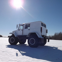 Veya ZVM-39083 4x4 wheeled snow and swamp-going vehicle / all-terrain vehicle with low pressure tires, фото 4