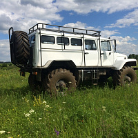 Siver ZVM-39081 4x4 wheeled snow and swamp-going vehicle on agricultural tires, фото 2
