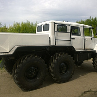 Siver ZVM-39081 6x6 wheeled snow and swamp-going vehicle on agricultural tires, фото 4