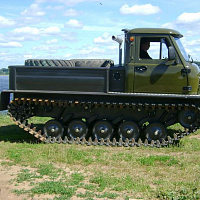 Uzola ZVM-24111 tracked snow and swamp-going vehicle with link tracks, фото 5
