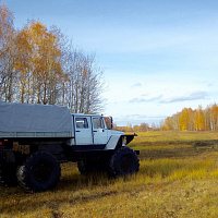 Siver ZVM-39082 4x4 wheeled snow and swamp-going vehicle on agricultural tires, фото 2
