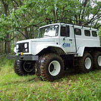 Veya ZVM-39083 6x6 wheeled snow and swamp-going vehicle / all-terrain vehicle with low pressure tires, фото 11
