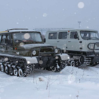 Uzola ZVM-2413 tracked snow and swamp-going vehicle with belt tracks, фото 11