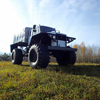 Siver ZVM-39082 4x4 wheeled snow and swamp-going vehicle on agricultural tires, фото 4