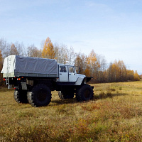 Siver ZVM-39082 4x4 wheeled snow and swamp-going vehicle on agricultural tires, фото 5