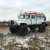Siver ZVM-39081 4x4 wheeled snow and swamp-going vehicle on agricultural tires, фото 7