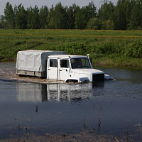 Siver ZVM-39081 4x4 wheeled snow and swamp-going vehicle on agricultural tires, фото 10