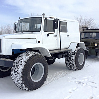 Veya ZVM-39083 4x4 wheeled snow and swamp-going vehicle / all-terrain vehicle with low pressure tires, фото 7