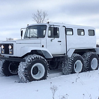 Veya ZVM-39083 6x6 wheeled snow and swamp-going vehicle / all-terrain vehicle with low pressure tires, фото 10