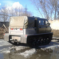 Uzola ZVM-24111 tracked snow and swamp-going vehicle with link tracks, фото 10