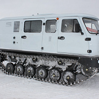 Uzola ZVM-2411 caterpillar snowmobile with link tracks, фото 14