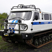 Uzola ZVM-2411 caterpillar snowmobile with link tracks, фото 9