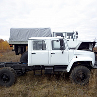 Siver ZVM-39082 4x4 wheeled snow and swamp-going vehicle on agricultural tires, фото 8