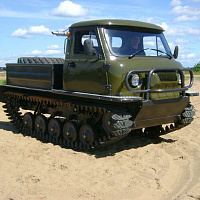 Uzola ZVM-24111 tracked snow and swamp-going vehicle with link tracks, фото 9