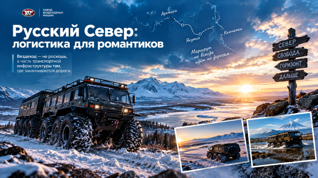 Русский Север - вездеходы техника логистика - Завод Вездеходных Машин