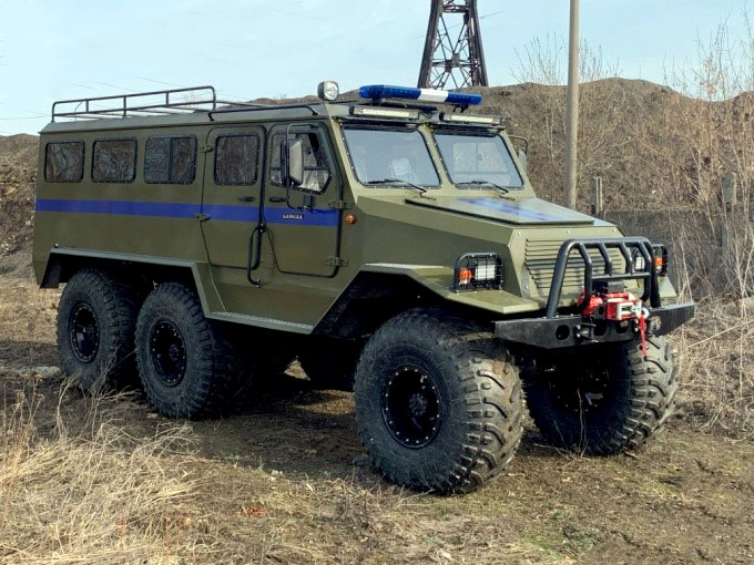 Байкал ЗТМ-30081-10 6х6 снегоболотоход колесный