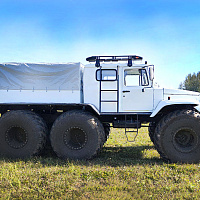 Снегоболотоход ЗВМ-39083 ВЕЯ 6х6 "пикап" на ШНД 1650х650мм (окт 2024)