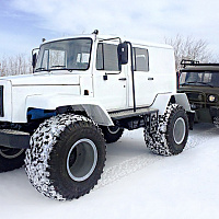 ЗВМ-39083 "Вея" 4х4 колесный снегоболотоход / вездеход 