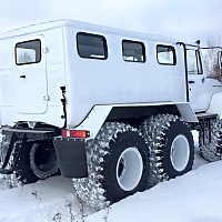 ЗВМ-39086 ВЕЯ 6х6 колесный снегоболотоход-амфибия на шнд 1300х700мм