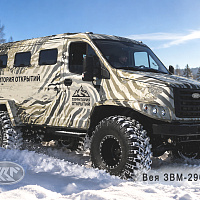 ЗВМ-29082 "Вея" (4x4) - колесный снегоболотоход ООО ЗВМ
